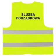 REFLEXNÁ VESTA PORIADKOVÁ SLUŽBA ŽLTÁ