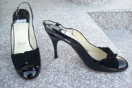 SANDRO VICARI nr 40-41 włoskie czółenka skóra nowe