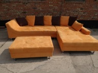 DUŻY NAROŻNIK + PUF - SYPIALNY