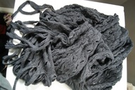 SZAL SZALIK ,AKRYL DAMSKI SZARY DLUGI