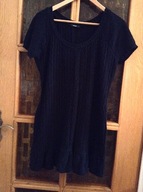 TUNIKA GEORGE 16(44) CZARNA WARKOCZE AŻUR ACRYLIC