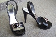 STUART WEITZMAN nr 41,5 sexi platformy skóra nowe