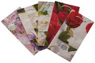 20 szt Torebka papierowa ozdobna 8x4x12 mix