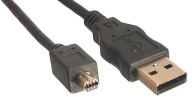 Kabel USB 2.0 wtyk A / wtyk mini-4pin 1,5m KUT15