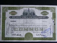 ART DECO ROCKEWELL SPRING AND AXLE COMPANY 1953