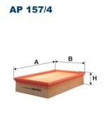 FILTR POWIETRZA FILTRON AP157/4