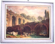 Obraz VILLA MADAMA koło RZYMU Hubert Robert,repr.