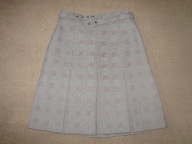 Spódnica damska szara w drobna krateczkę