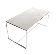 Stolik 100x50x45 włoski spiek OXIDE BIANCO biały 5