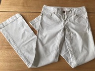 Spodnie sztruksy waniliowe American Eagle rozm. 24