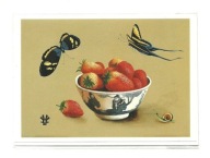 Karnet - Motyle i truskawki w chińskiej czarce ...