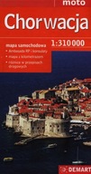 Chorwacja. Mapa samochodowa 1:310 000 Praca zbiorowa
