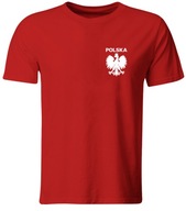 GiTees t-shirt dziecięcy czerwony bawełna rozmiar 140 (135 - 140 cm)