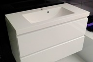 Szafka z umywalką MNcolor 39x80x53 cm biała