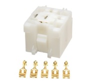 Подставка гнездо реле 5-stykowa 5x6,3 mm фото, цена