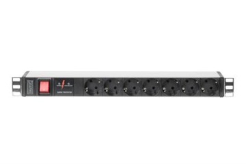 Listwa zasilająca PDU 19'' RACK 7gniazd 2m alu