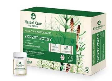 3 szt. KURACJA W AMPUŁKACH DO WŁOSÓW ZNISZCZONYCH SKRZYP POLNY HERBAL CARE