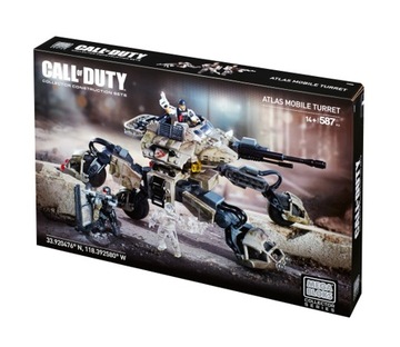 Mega Bloks CoD 4x4 POJAZD OPANCERZONY Z WIEŻĄ I DZIAŁEM