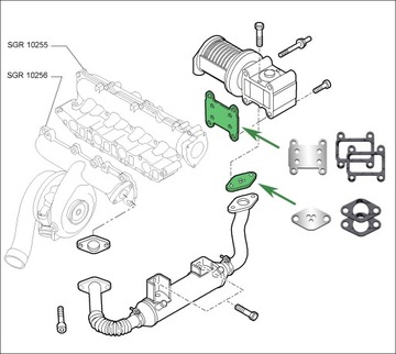 Заглушки EGR FIAT Croma Stilo LANCIA Thesis 1.9JTD