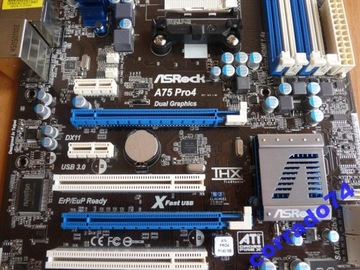 FM1 ASRock A75 Pro4 HDMI USB 3.0 Sata3 6 ГБ/с