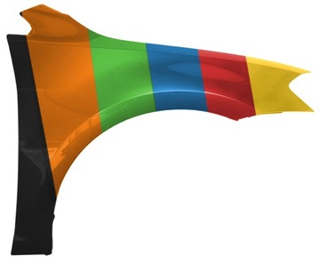 фото thumb №10, Крыло правые do vw golf 7 vii 12-17 la7n