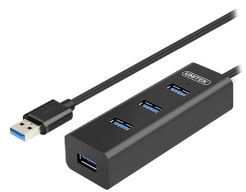 Active HUB 4-портовый USB 3.0 5Гбит/с UNITEK черный