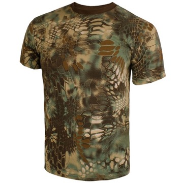 ФУТБОЛКА МУЖСКАЯ ПОД УНИФОРМУ, ХЛОПОК TEXAR CAMOUFLAGE GREEN SNAKE M