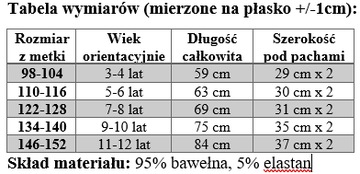 MAŁAMI Sukienka Tunika gipiura perełki 110 - 116