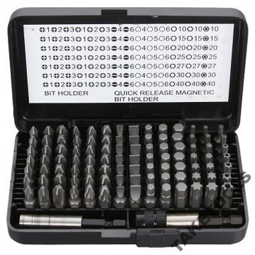 HITACHI ZESTAW BITÓW 100EL BITY TORX HEX WKRĘTAKI