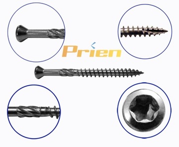Шурупы для террас из нержавеющей стали 5x60-1000