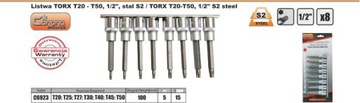 КЛЮЧИ TORX T20-T50.1/2