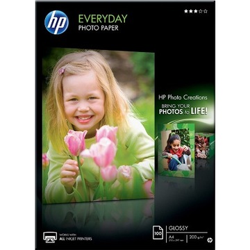 Papier HP Everyday GLOSSY A4 100ark 200g/m2