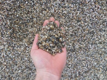 RIVER GRAVEL MIX COLOR белый коричневый МЕШОК 25 КГ