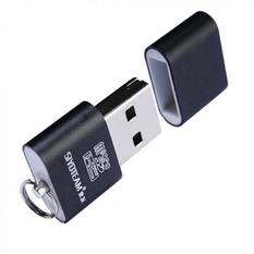 Устройство чтения карт памяти Micro SD/SDHC/SDXC с USB 2.0, черный металл AML g4