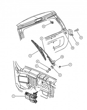 фото thumb №4, Рычаг листовая рессора дворники зад jeep grand cherokee wj