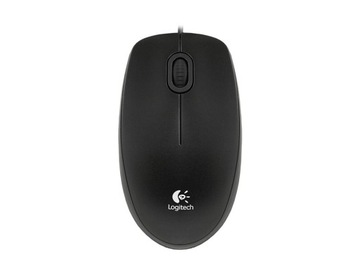 Проводная мышь Logitech B100 черная USB 800 DPI