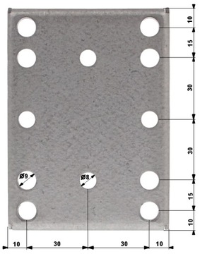 UCHWYT NA SŁUP BRU-1