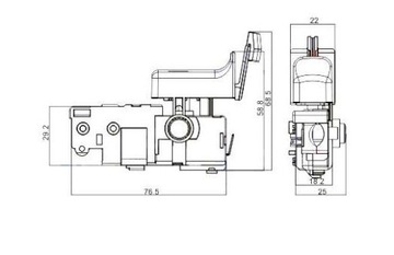 Выключатель для BOSCH GBH 2-26 1617200532