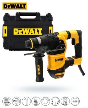 Ударная дрель DeWalt D25333K 950 Вт 3,5j SDS Plus