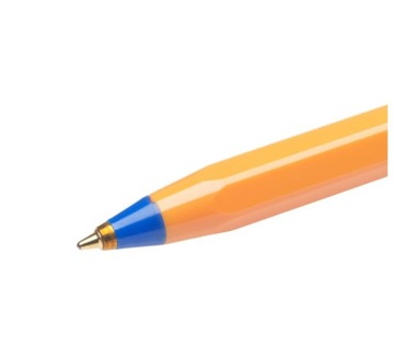 Классическая офисная школьная ручка BIC Fine ORANGE