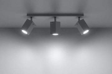 LAMPA SUFITOWA PLAFON LED SQUARE 3 PUNKTOWY BIAŁY DO KUCHNI JADALNI SALONU
