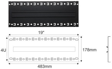 МОНТАЖНАЯ ПЛАСТИНА A19-TS-35/BL-4U ABCV