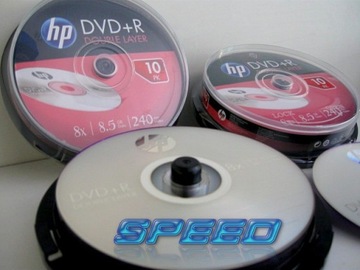 Диски HP DVD+R DL 8,5 ГБ данных МУЗЫКА игры ФИЛЬМЫ c.10