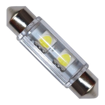 Лампа VISION Festoon SV8.5 41мм 12В 3х5050 SMD LED, белая, 2 шт.