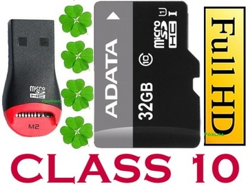 ADATA karta pamięci 32GB MICROSD SDHC CLASS 10 UHS + CZYTNIK