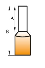 TULEJKA IZOLOWANA KABLOWA podwójna 2x1,0 mm 100szt