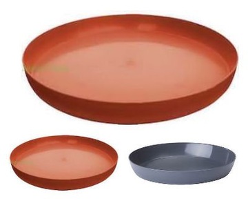 Podstawek Podstawka pod doniczkę Dona 55 fi 43 cm - Terakota / Antracyt