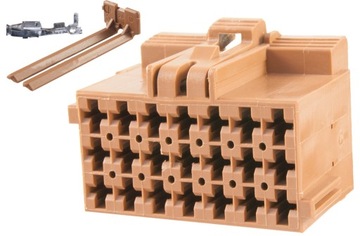 фото thumb №1, Гнездо 21 pin соединитель штекер scania amp tyco damska