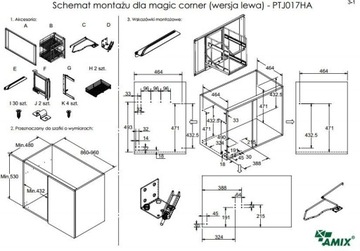 ГРУЗОВОЙ УГОЛ MAGIC PTJ017HA ЛЕВЫЙ