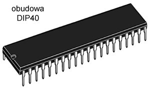 [STcs] D80C49 8bit MCU 2kROM 128RAM DIP40 _x5szt